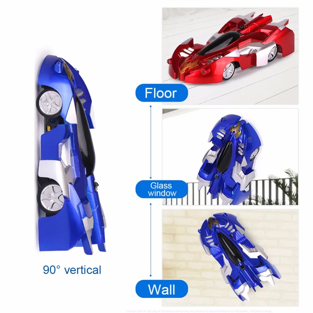 Настенный светодиодный светильник с дистанционным управлением для скалолазания на радиоуправлении, вращающиеся на 360 градусов, игрушки для трюков, антигравитационная настенная машина, TSLM1