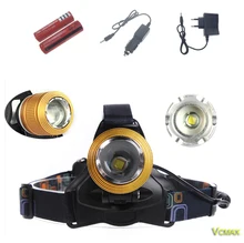 VCMAX RJ2800 2000 Люмен CREE XM-L T6 LED 3-режимы Увеличить Рыбалка Охота Фары Фара + 2×18650 батарея + зарядное устройство AC + Обязанность Автомобиля