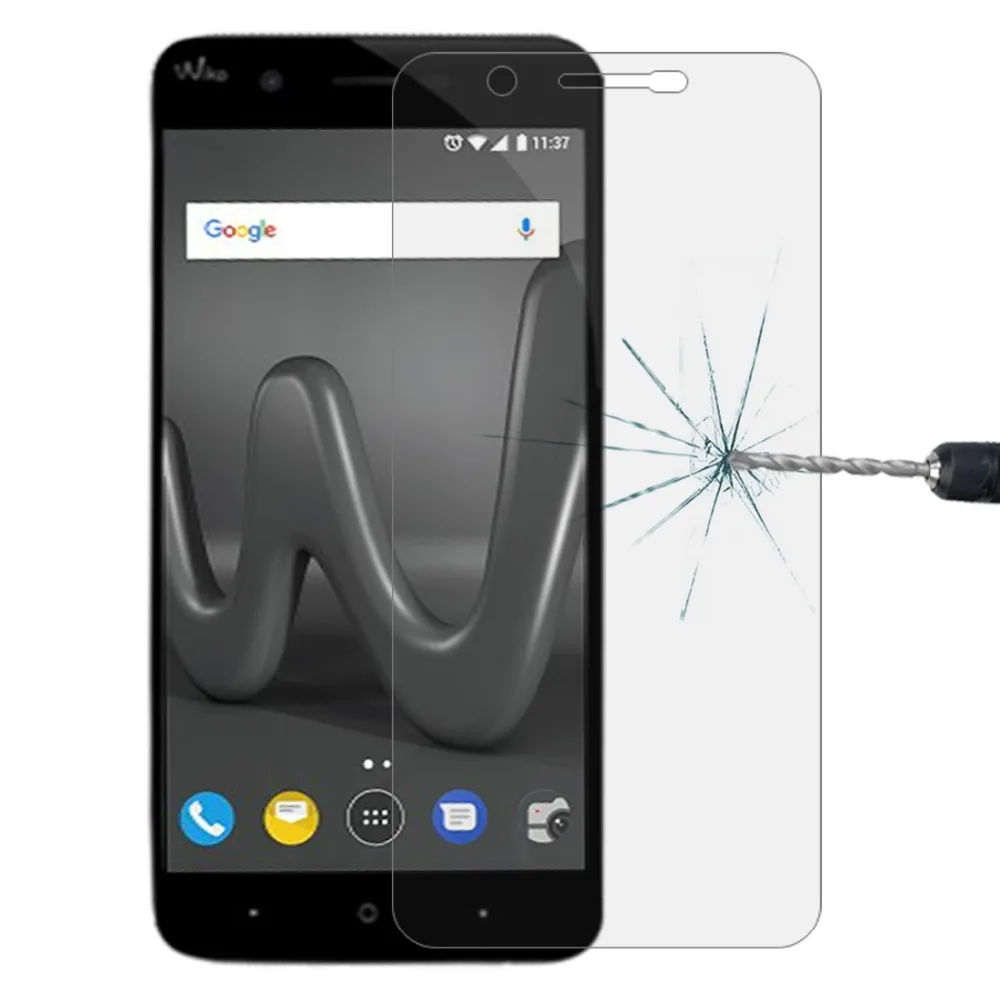 Для Wiko Harry/View XL/View 0 26 мм 9H твердость поверхности 2.5D закругленные края закаленное