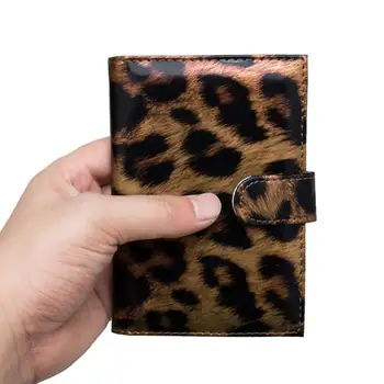 

2019 Hot Fashion Leopard Faux Leather Travel Passport Holder Cover Case ID Card Protective Bag