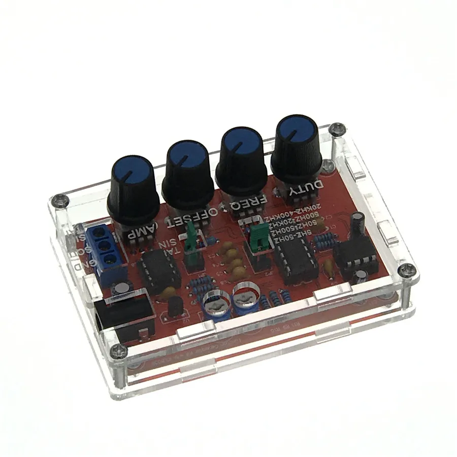 ICL8038 DC 12V 5HZ 400KHZ генератор сигналов с регулируемой функцией DIY|Детали и аксессуары