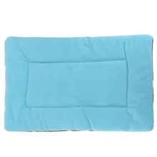 Практичный ковер подушка кровать постельные принадлежности ткань бархат собака кошка собачья Конура-постель синий