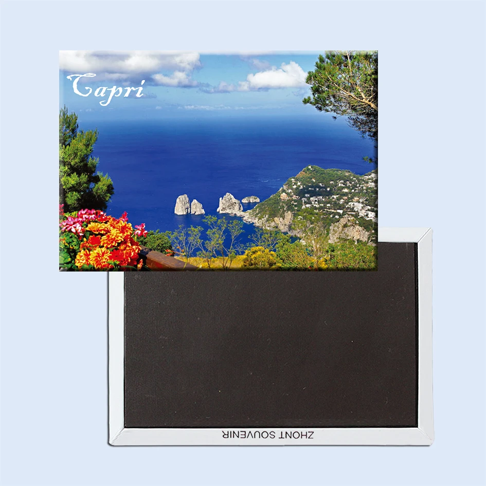 

Capriisland located in the Tyrrhenian Sea, the Gulf of Naples of Italy Fridge Magnets 21674 island Resort Souvenir