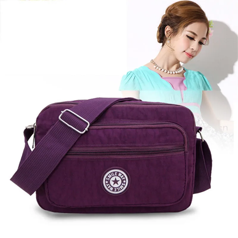 

new Women Nylon Bag Casual Waterproof Nylon Bag Travel Women Messenger Bag For Woman Small Bag Travel Travel Bolsa Feminina Sac