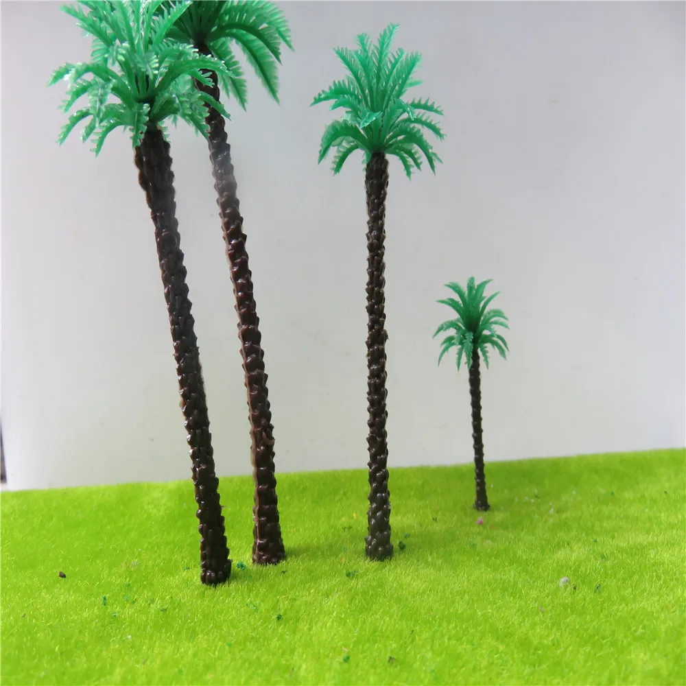 architecture z scale plastic miniature model palm tree building materials7_