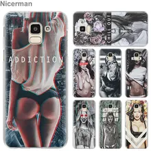 С надписью «Like A Boss» зад девушка чехол для samsung Galaxy A50 A60 A70 J4 J6 плюс J8 A7 A9 S9 S10 плюс Чехол анус жесткий чехол для телефона с рисунком в виде Капа