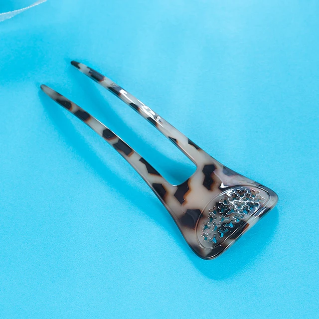 Фото женская заколка для волос с леопардовым принтом и ажурным цена