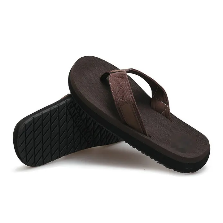High Quality Popular Outdoor Beach Flat Sandals Man Slippers Mens Rubber Sole Orthotic Flip Flops (14)
