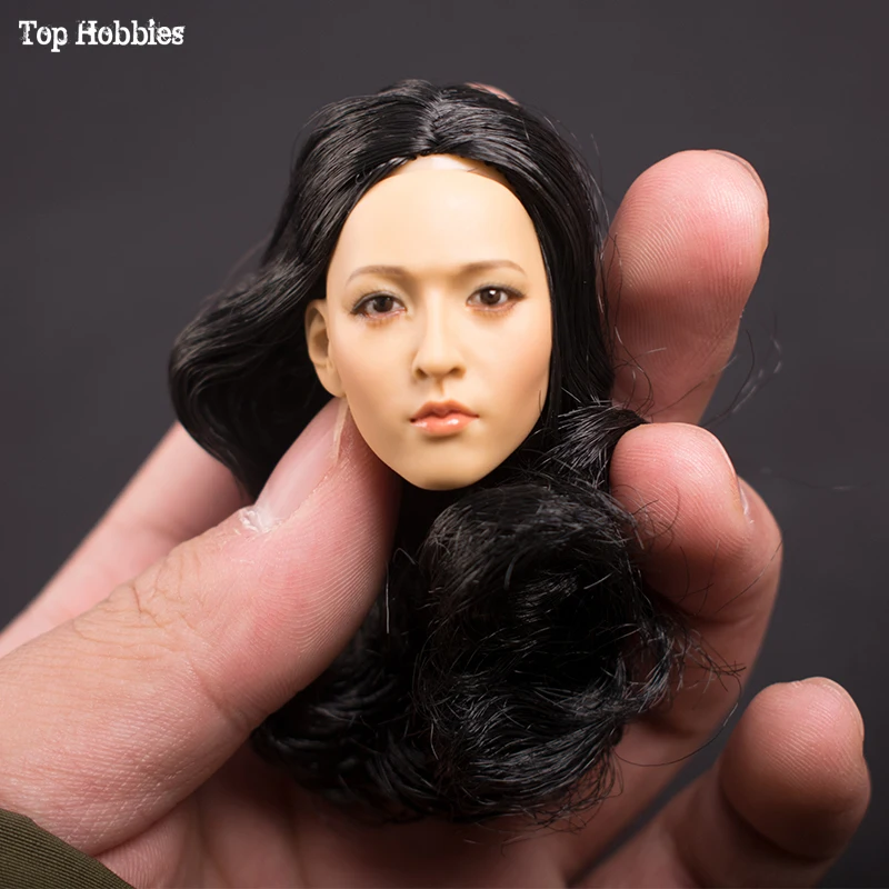 1:6 женская голова 1/6 масштаб фигурка на заказ скульптуры главный корейский DIY