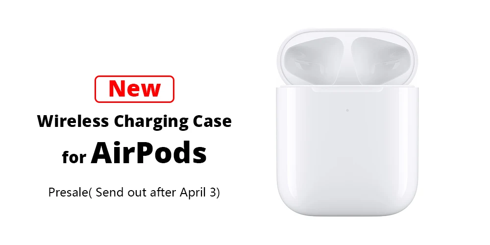 Apple AirPods 2nd с беспроводной зарядный Чехол | беспроводные наушники Bluetooth наушники для iPhone iPad MacBook iPod Apple Watch