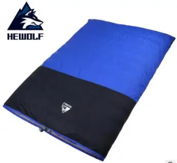 

2000g Filling Adult 2 Person White Duck Down Sleeping Bag Detachable Spring Autumn Winter Envelope Outdoor Camping Sleeping Bag