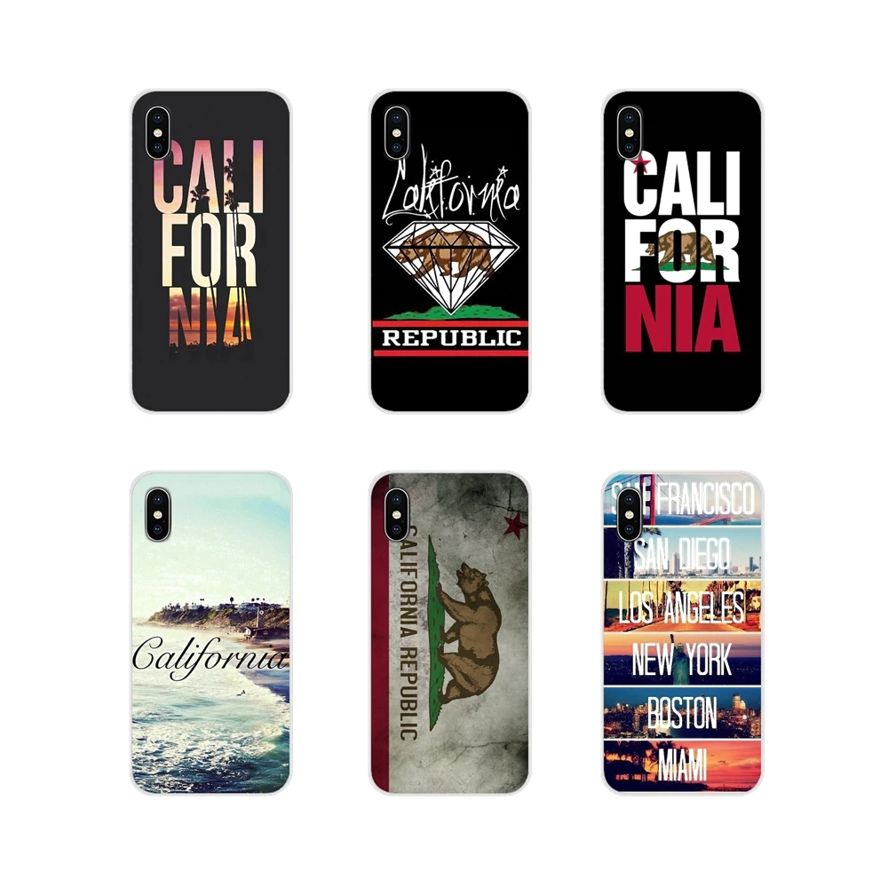 Чехлы и аксессуары для Apple iPhone X XR XS MAX 4 6 5C SE 6S 7 8 Plus ipod touch 5 califorse с изображением