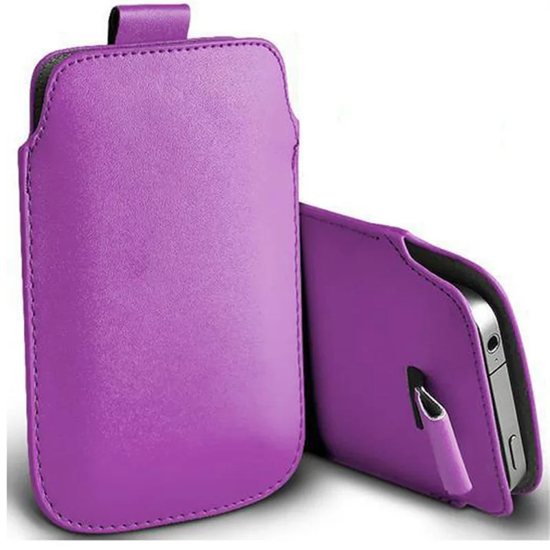 For Motorola Moto G8 Plus G7 Play One Zoom Case Leather Pull Tab Pouch Phone Bag For Moto One Hyper Macro Vision G7 Power Cover - Цвет: Light Purple