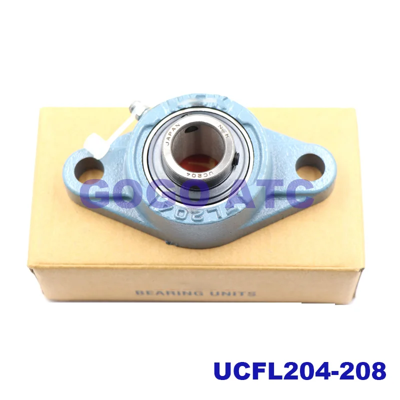 GOGOATC высококачественный импортный сферический подшипник UCFL204 205 206 207 FL208 с