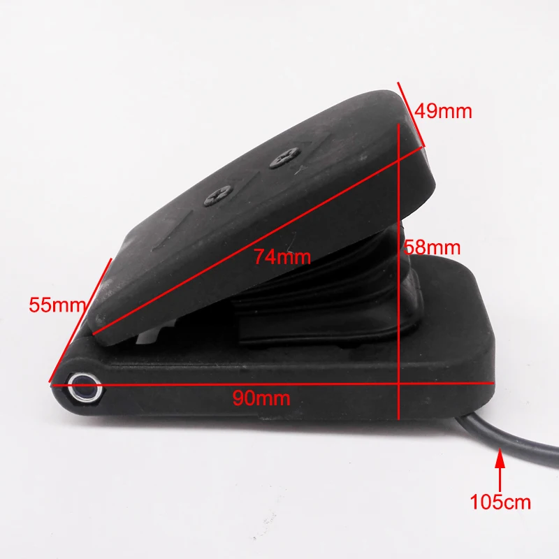 

Foot Throttle Accelerator Foot Pedal for Electric Scooter Bike Tricycle