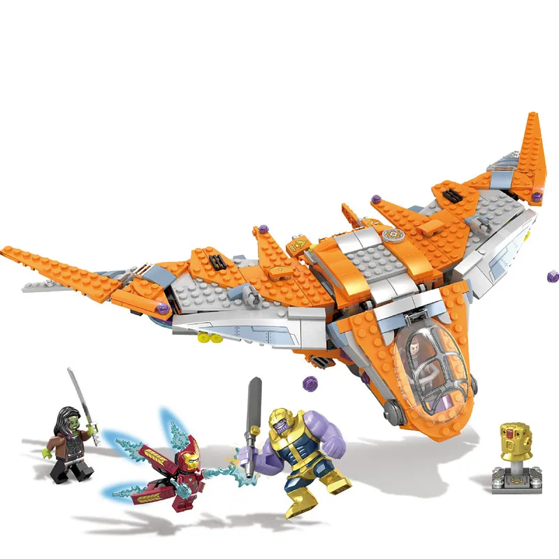 

New Avengers 4 Endgame Super Hero Infinity War Thanos Iron Man Ultimate Battle Legoings 76107 76108 Building Blocks Toys Gift