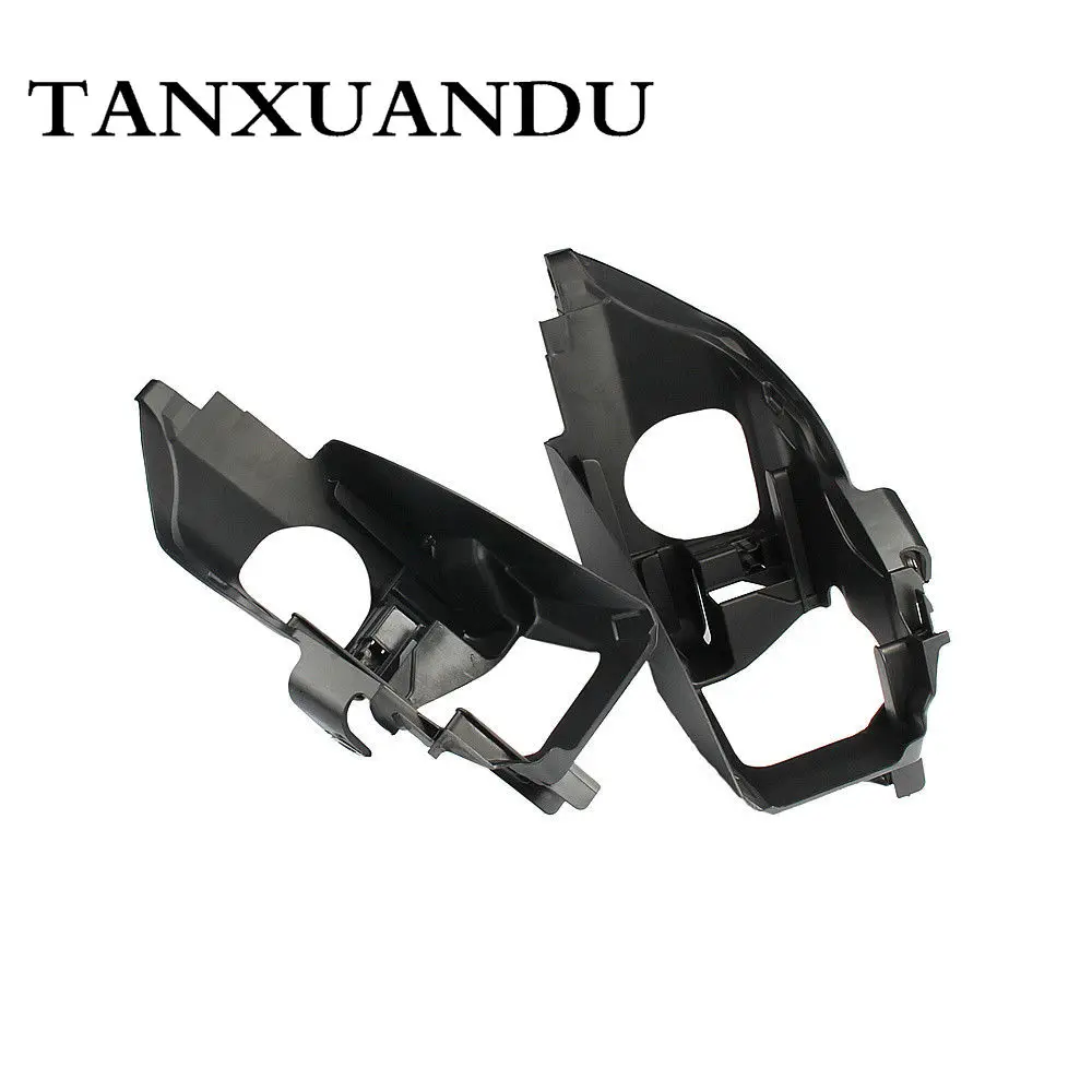 

L & R Headlight Support Frame Panel Mounting Brackets For AUDI Q7 4L 07-09