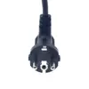 Power Cord Schuko CEE7/7 Male Plug to IEC320-C13 Female Up/down Angled Power Adapter Cable For Wall Mount TV ► Photo 3/6
