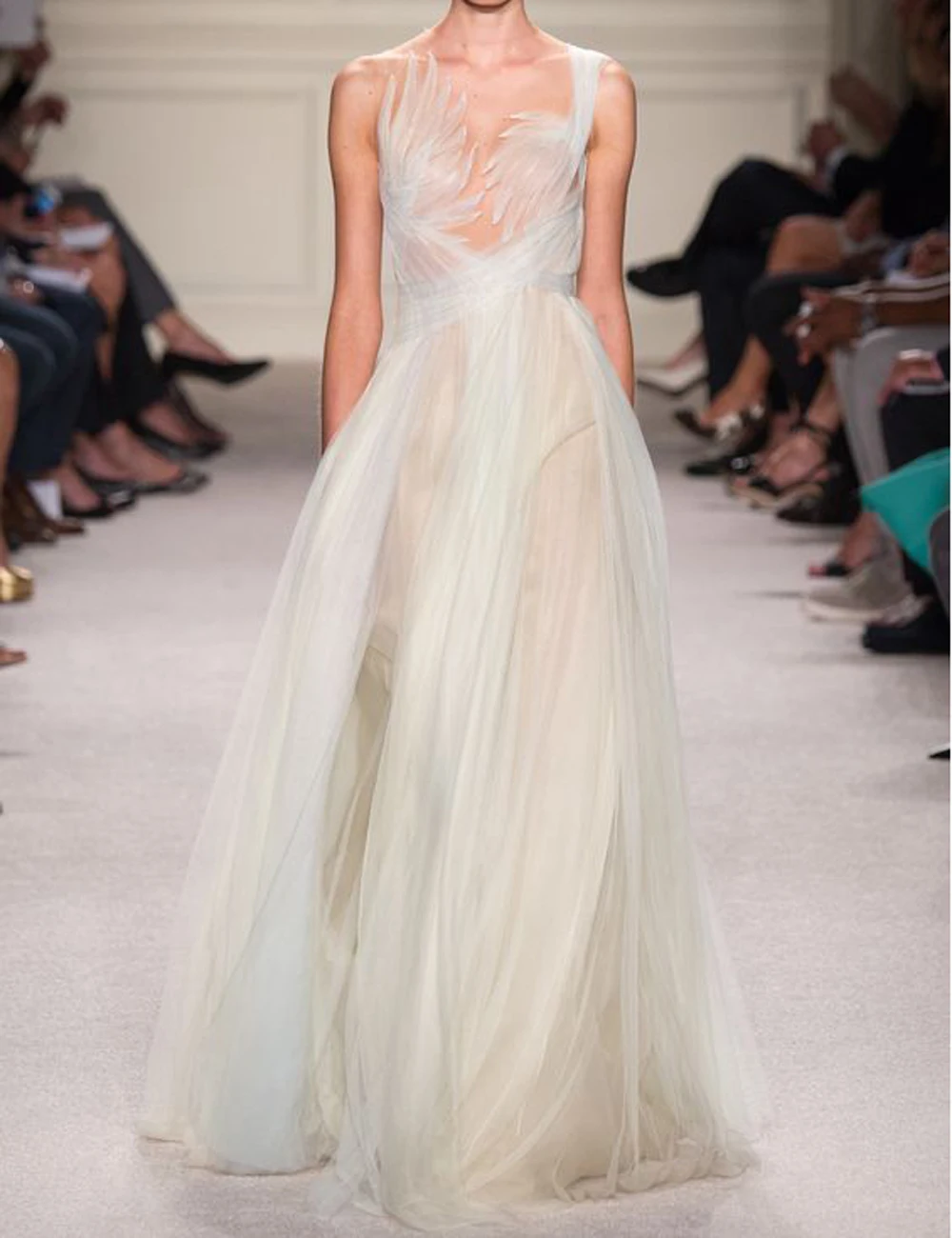 Новое поступление открытая спина тюль на одно плечо Vestido Longo Сексуальные вечерние