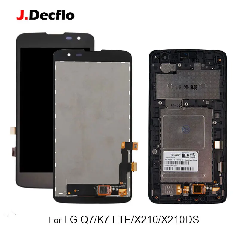 

For LG Q7 X210 Q610 X210DS LCD Display Touch Screen Digitizer Assembly Replacement Black With/Without Frame
