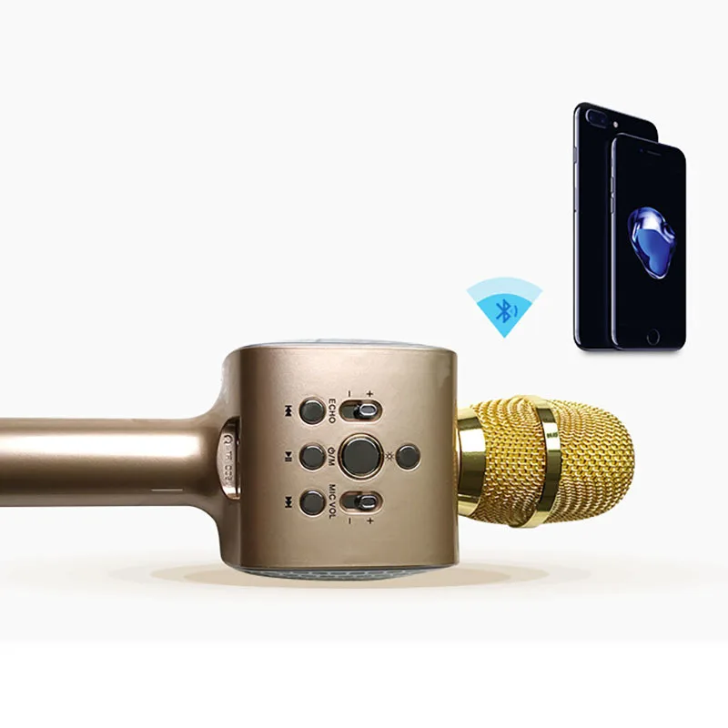 M5 беспроводной Bluetooth портативный караоке микрофон ручной KTV домашний динамик
