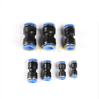 

5pcs PU 4 6 8 10 12 14 MM Straight Push in Fitting Pneumatic Push to Connect Air Hose Tube Quick Fittings