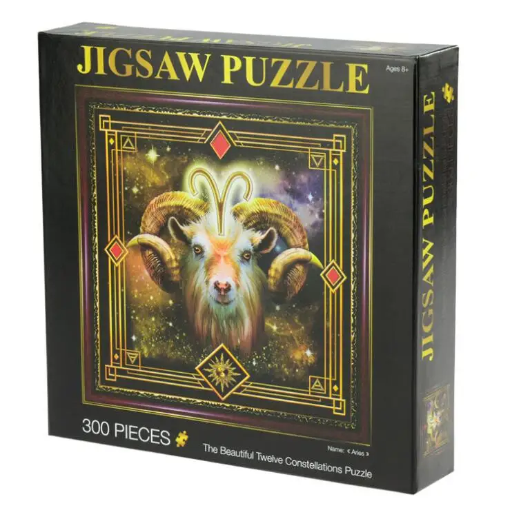 300pcs twelve zodiac puzzles, adult DIY, wooden puzzles, puzzles