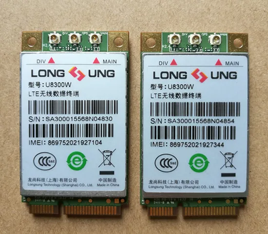 Original sem Falsificação Long Mini Pcie Suporte Gps Novo & Ung U8300w - Imagem 2