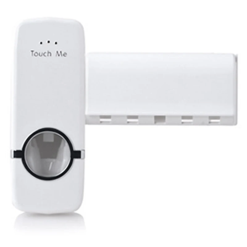 

Bathroom Accessories Set Tooth Brush Holder Automatic Toothpaste Dispenser Holder Toothbrush Wall Mount Rack Bathroom Tools Se