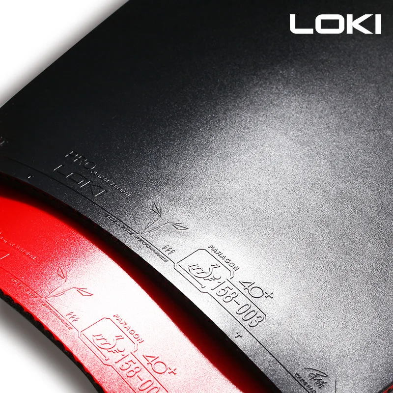 1 Piece Table Tennis Rubber Pimples in Carbon Fiber Sponge Thickness