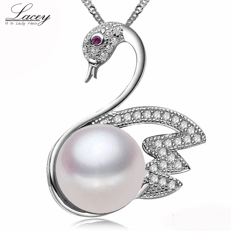

Big real natural freshwater pearl pendant necklace for women,mother pearl pendant fine jewelry drop shipping Goose design