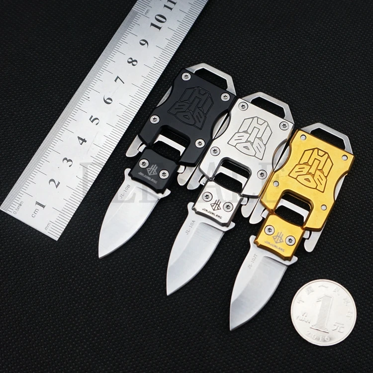 Transformers-knife-mini-pocket-knife-EDC-outdoor-folding-knife-paratroopers-survive-knife-with-Paratrooper-rope