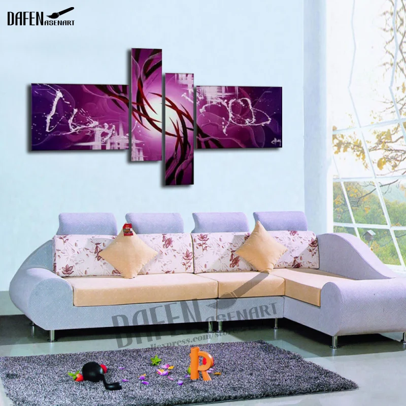 Набор для рисования на холсте 4 предмета без рамки|painting modern|hand painteddecorative painting |