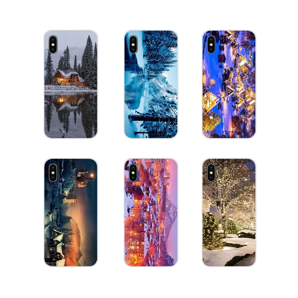 

Accessories Phone Cases Covers Landscape Winter Light Snow For Huawei P Smart Mate Honor 7A 7C 8C 8X 9 P10 P20 Lite Pro Plus