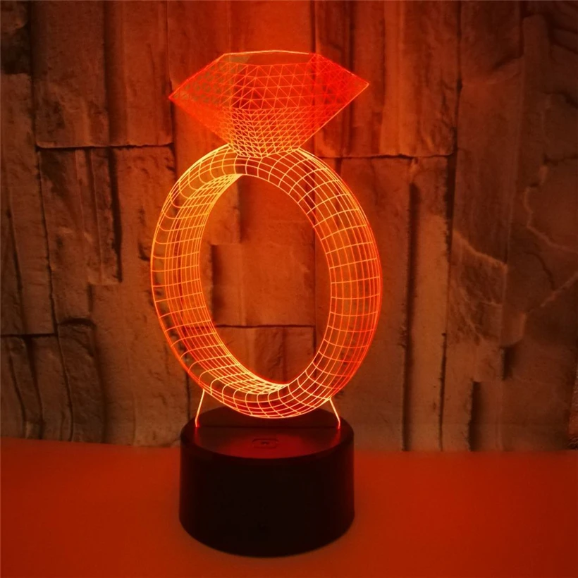 Diamond ring 3D night light (8)