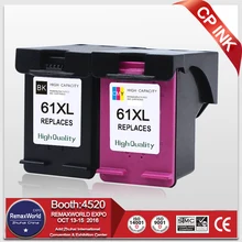 CP 61 Replacement for HP61XL Ink Cartridge HP Deskjet 1000 1050 1055 2000 2050 2512 3000 J110a J210a J310a Printer (2PK)