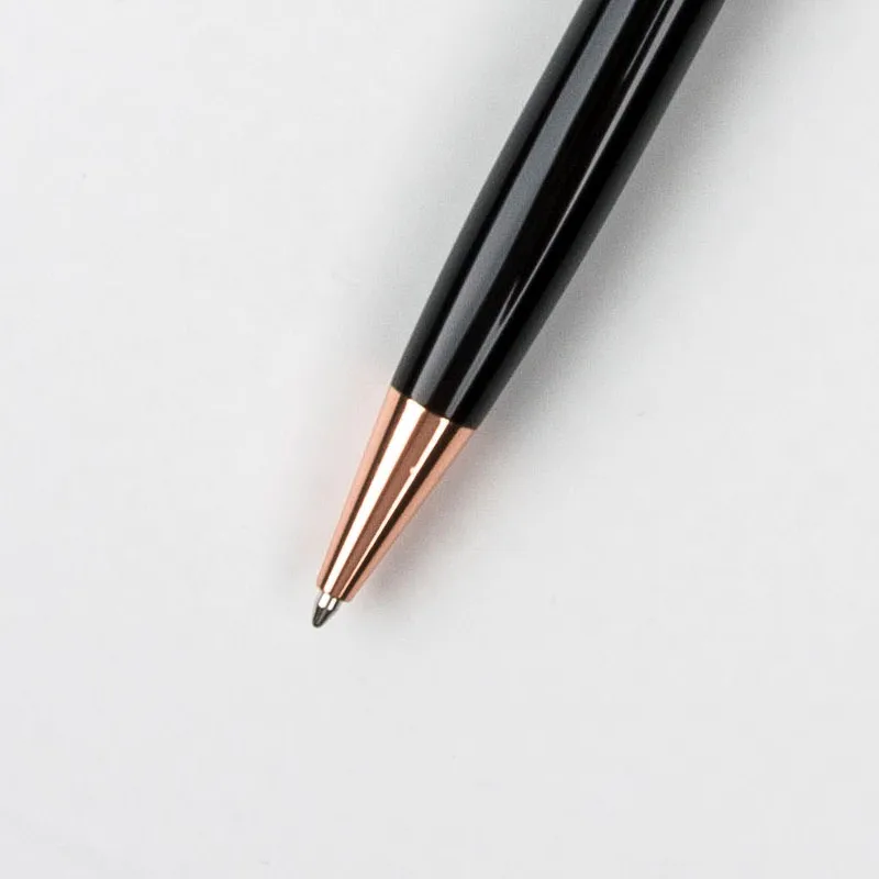 Кожаная сумка для карандашей, выберите классическую брендовую металлическую шариковую ручку, шариковые ручки для бизнес-письма, офисные школьные принадлежности для студентов