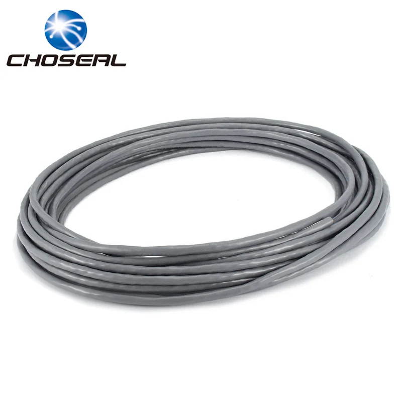 

Choseal Ethernet Network Cable 10m 20m 30m 50m 100m 305m Cat5e 100Mbps Oxygen-Free Copper Twisted Pair Wire For Network Wiring