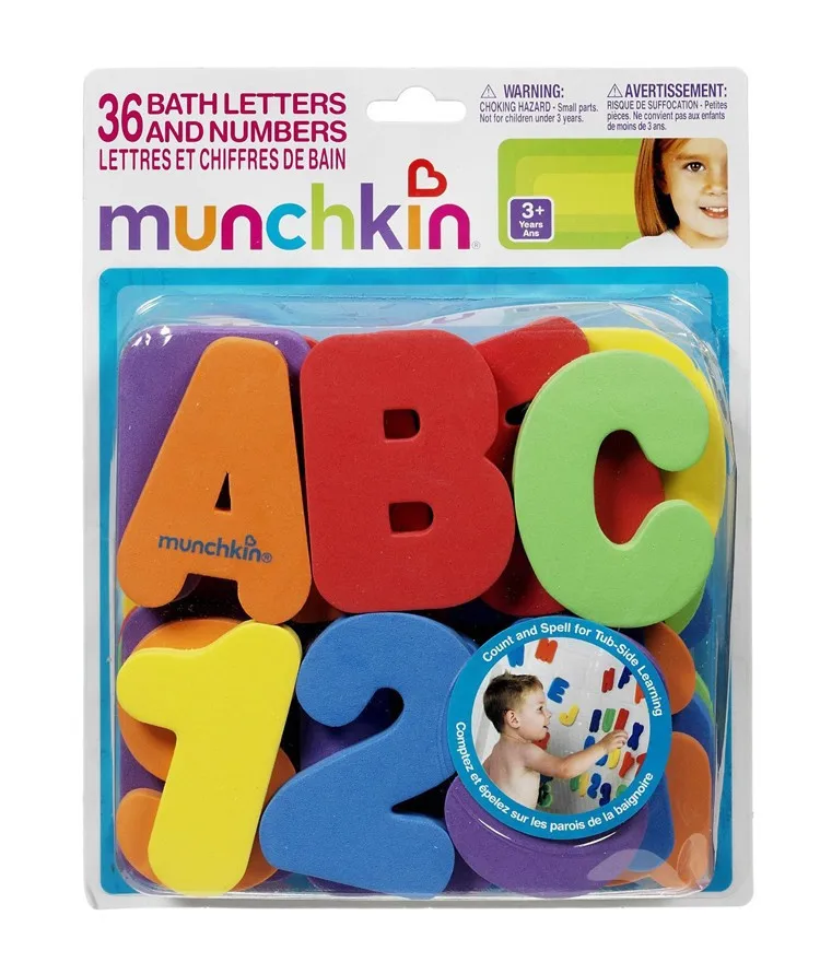 36 PCs EVA baby bath font b toys b font Letters Numbers Can Stick On The