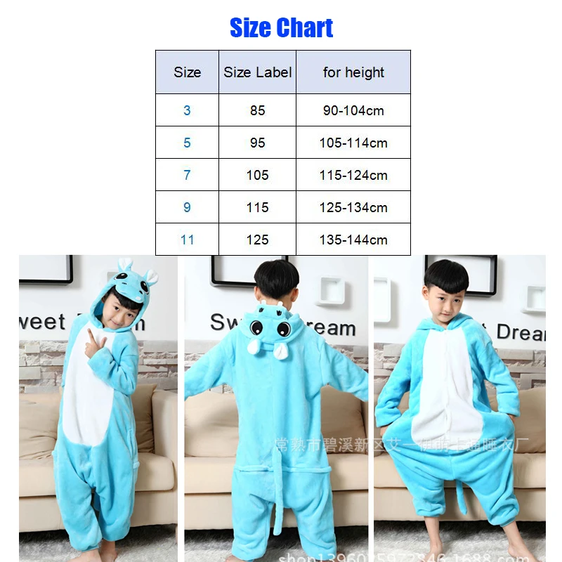 Hippo Overalls Jumpsuit with Pockets Children Cosplay Costume Blue Kigurumi Onesie Blanket Sleepers Kids Pajama Hip With Zipper Hippo Overalls Jumpsuit with Pockets Children Cosplay Costume Blue Kigurumi Onesie Blanket Sleepers Kids Pajama Hip With Zipper