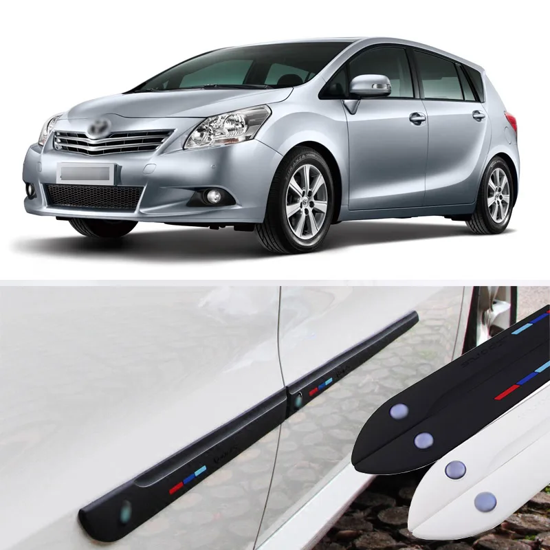 

Car-styling 4pcs High Quality Brand New Side Doors Rubber Bumper Protector Guard Scratch Sticker Trim For Toyota Vehicle