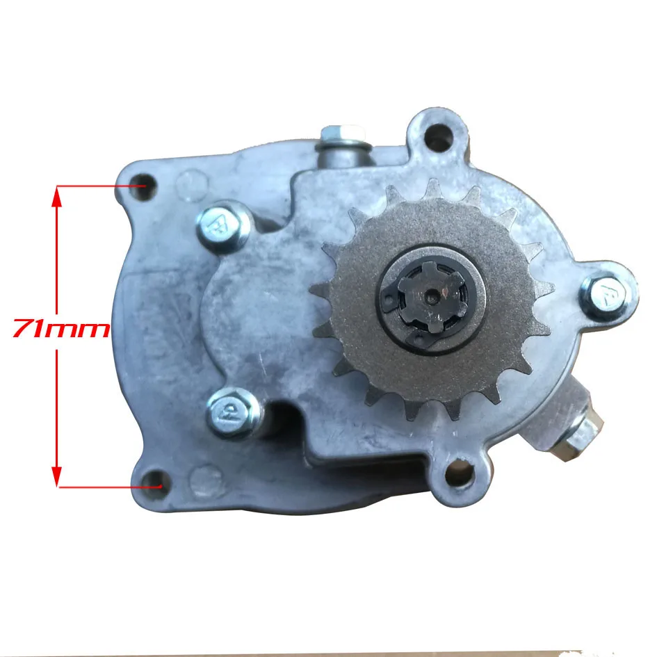 17T 43cc 47cc 49cc Коробка передач двигателя 17 зубьев 2 тактный T8F для мини квадроцикла