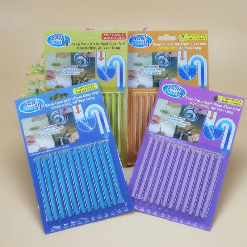 12-Pcs-Magic-Keeps-Drain-Clearly-Clean