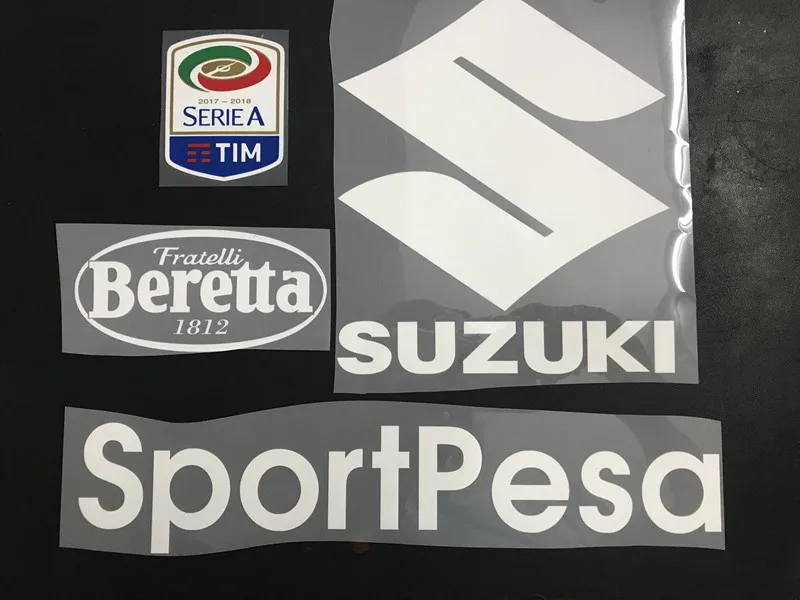 17 18 Torino FC Italy CLUB Out Белый спонсор патч Итальянская серия патч+ SUZUKI+ SPORTPESA+ Fratelli Beretta значок патчи