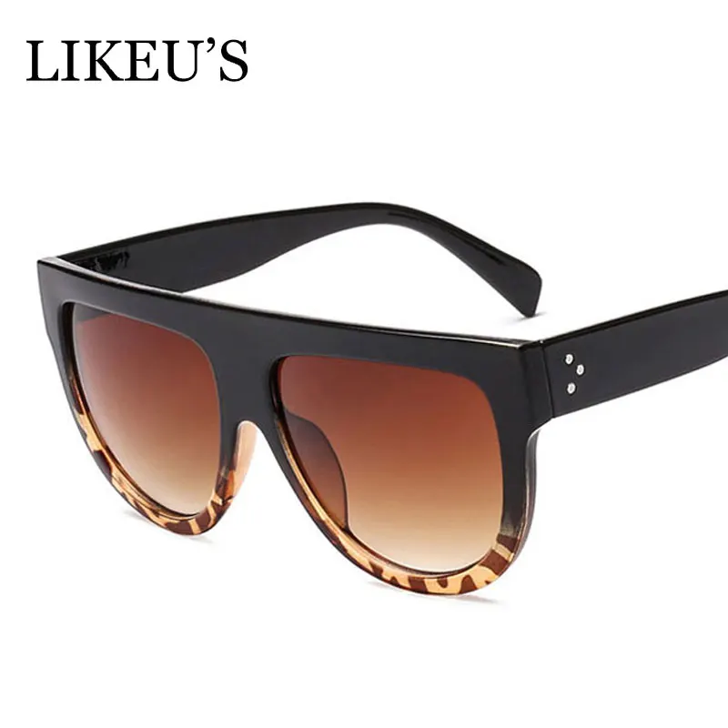 

LIKEU'S Quality New Fashion Square Sunglasses Women Retro Brand Designer Sun Glasses Women Oversized Sunglasses Vintage UV400