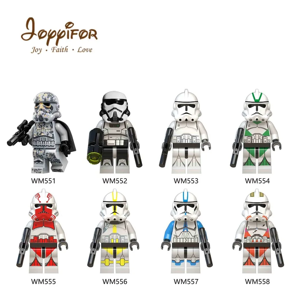 

Joyyifor Imperial Redcoat Army Star way Soldier 8 /set Building Blocks Compatible with Legoingly Original brand WM6036