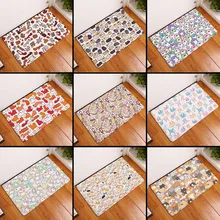 Мультяшный ковер из пены с эффектом памяти, фланелевый ковер, коврик для ванной комнаты, чистый коврик, коврики для украшения дома