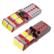 2 шт. T10 W5W 1000LM супер яркий 6 SMD XBD чипы светодиодный парковочные фары автомобиля источник Авто Чтение купольные лампы Клин хвост боковой лампы