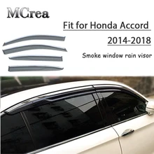 MCrea 4 шт. ABS автомобильный дымчатый козырек-отражатель Защита от солнца для Honda Accord 2 015 аксессуары