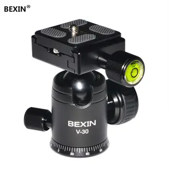

Mini Tripod Ball Head Mount W/Quick Release Plate for DSLR Camera Tripod Monopod